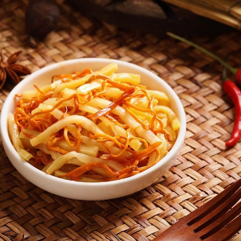 Preserved Chong Cao Hua, Bamboo & Enoki Mushroom 200g