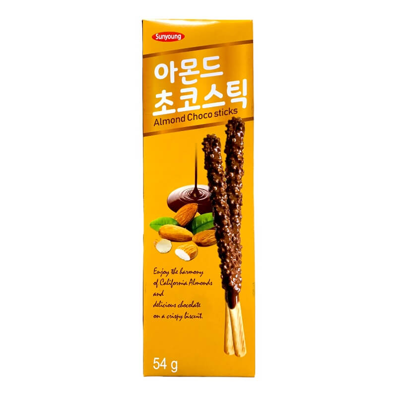 Almond Big Choco Sticks 54g - Sunyoung