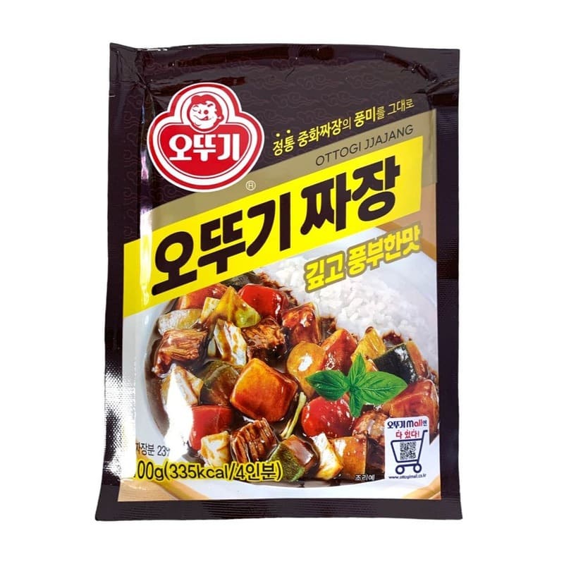 Instant Black Bean Sauce Powder for Jjajangmyeon 100g - Ottogi