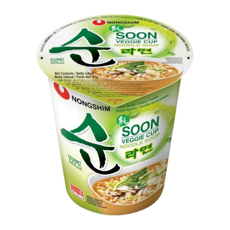 Instant Cup Noodle Soon Veggie 67g - Nongshim