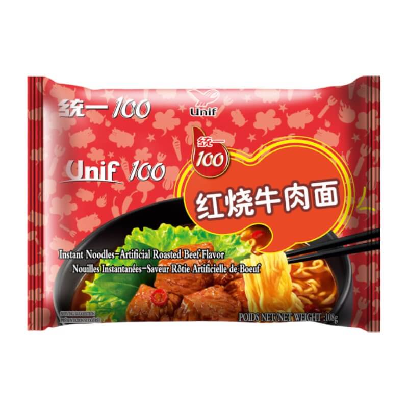 Instant Noodles Roasted Beef 108g - Unif