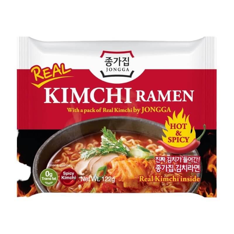Instant Ramen Noodles Kimchi 122g - Jongga