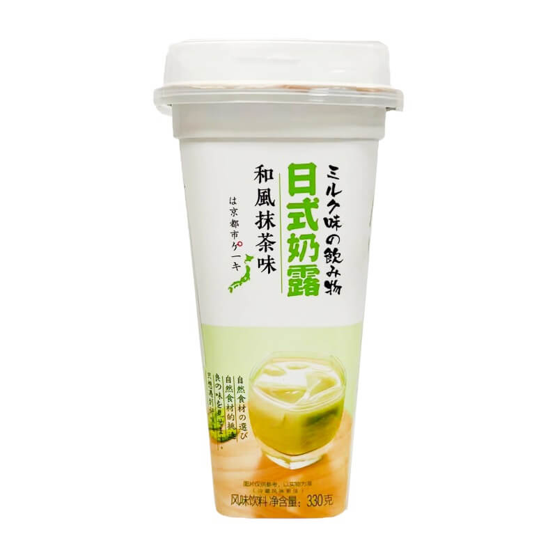 Japanese Matcha Pudding Flavor Milk Tea 330ml