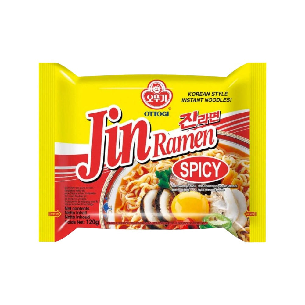 Jin Ramen Korean Spicy Noodles 120g - Ottogi