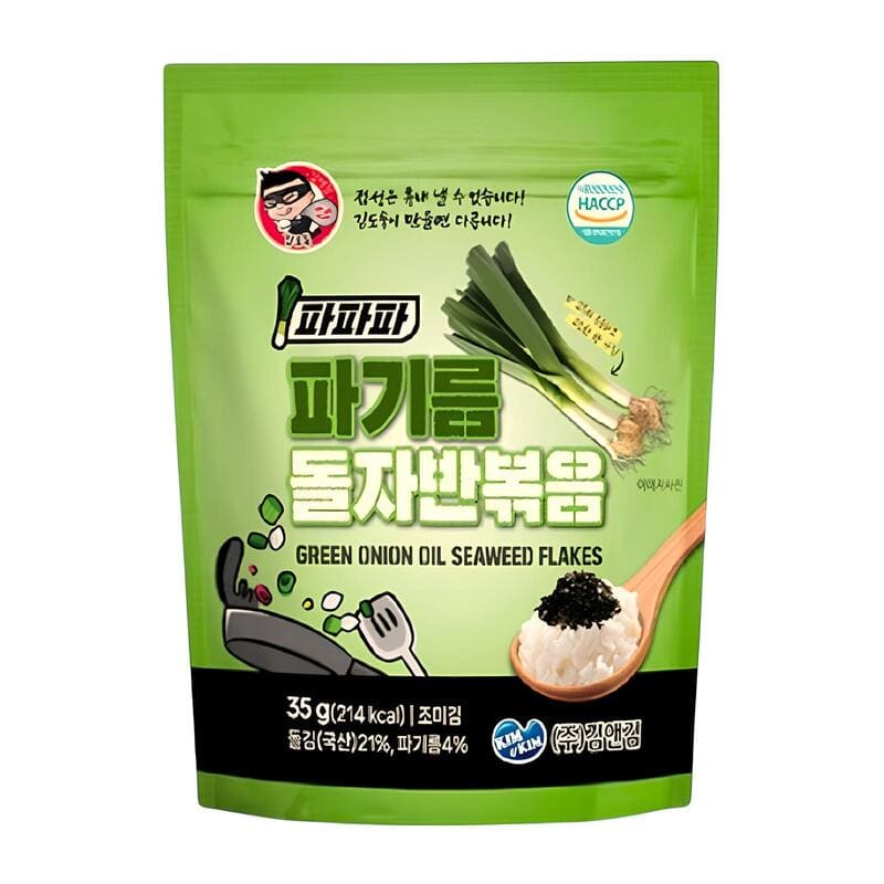 Kim&Kim Toasted Seaweed Snack Green Onion 35g