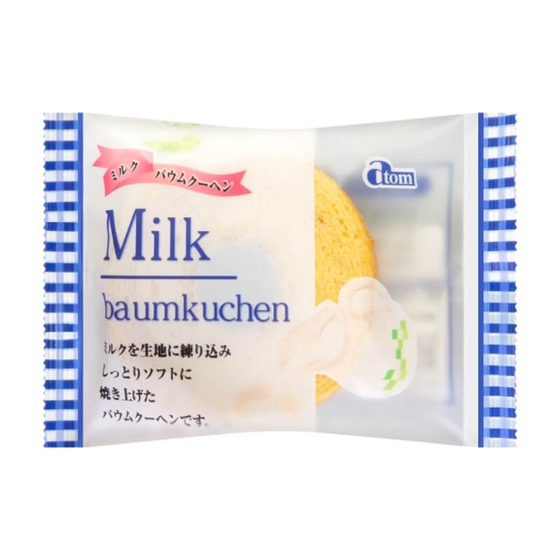 日本ATOM年轮蛋糕卷牛奶味 85g