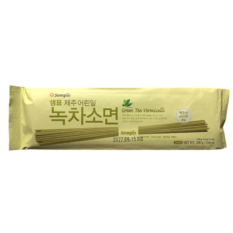 Korean Green Tea Vermicelli Thin Noodles 300g