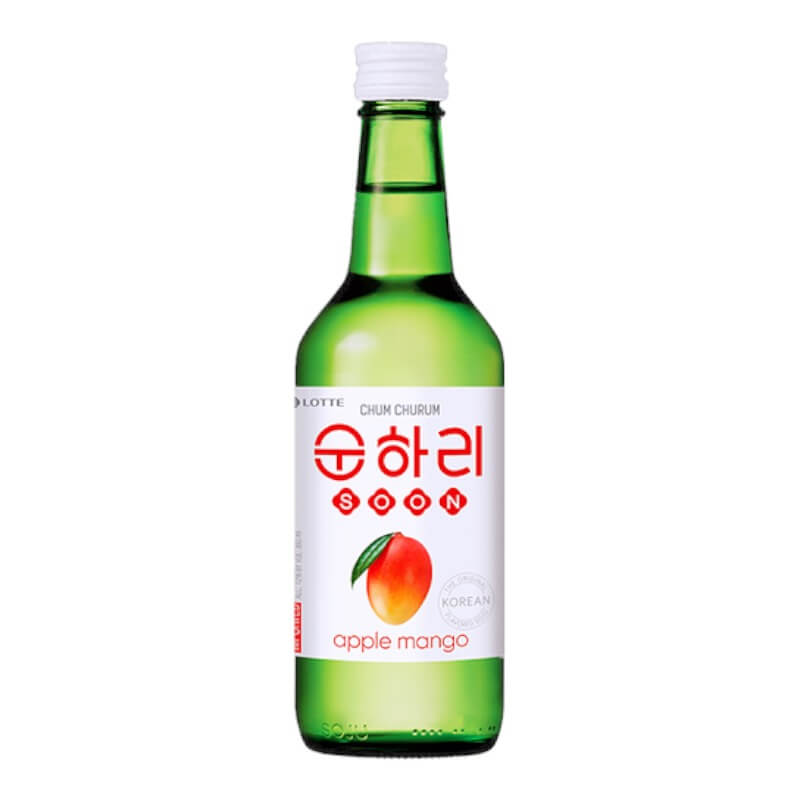 Korean Soju Apple Mango 12% 350ml