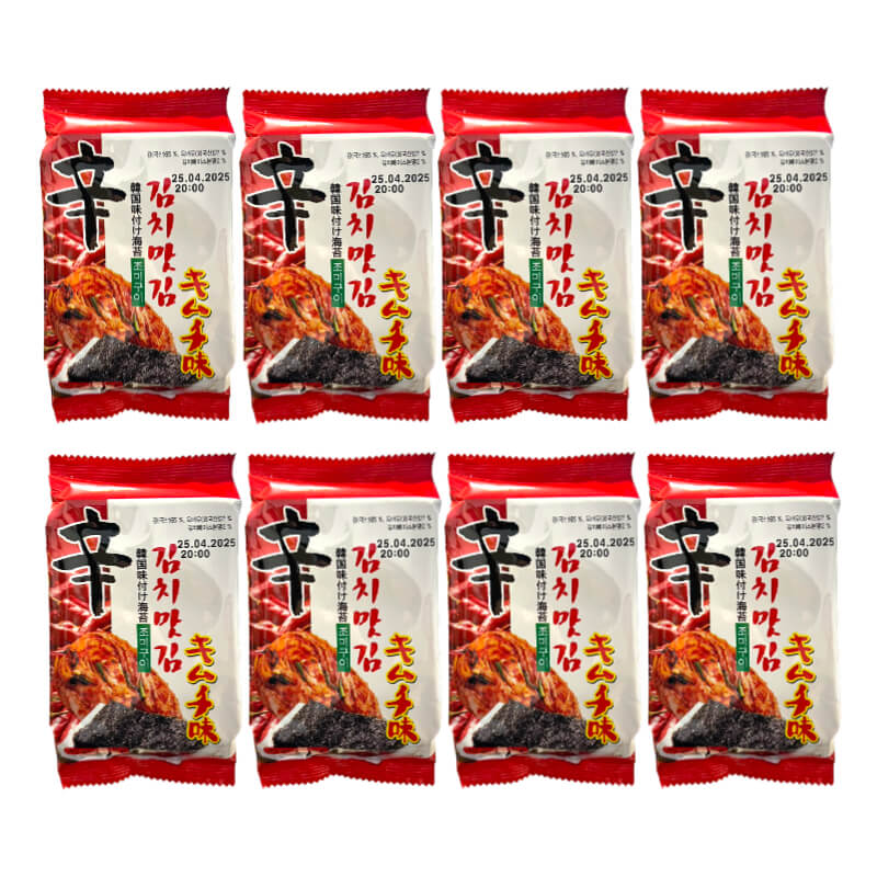 Kwangcheon Seaweed Snack Kimchi Flavor 4gx8