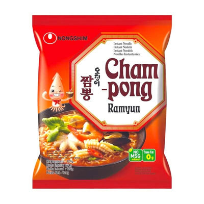 Nongshim Champong Ramyun Instant Seafood Ramen Noodle 124g