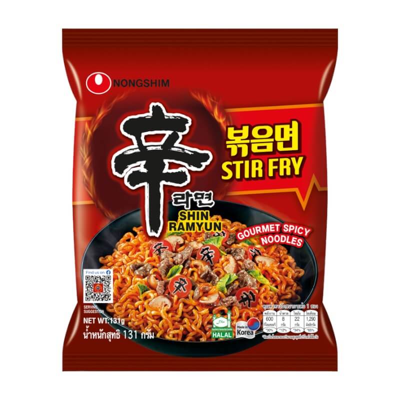 Nongshim Shin Ramyun Stir-Fry Instant Noodles 131g