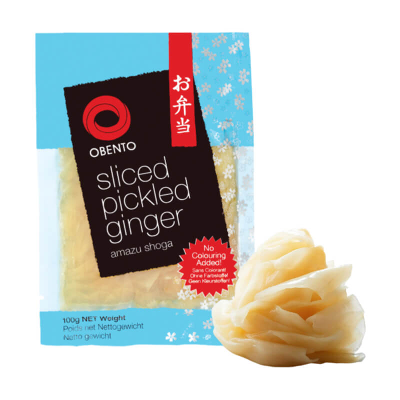 Obento Sushi Ginger Gari Yellow 100g