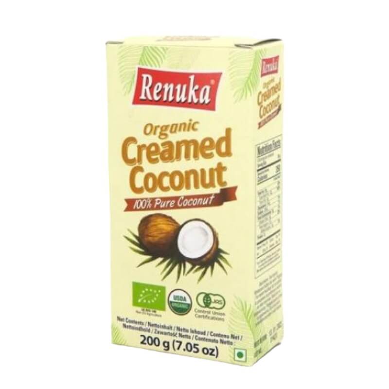Organic Creamed Coconut 200g - Renuka