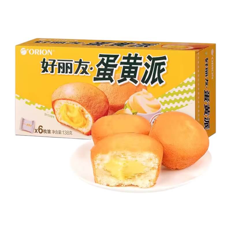 Orion Egg Yolk Custard Pie 6pc 138g