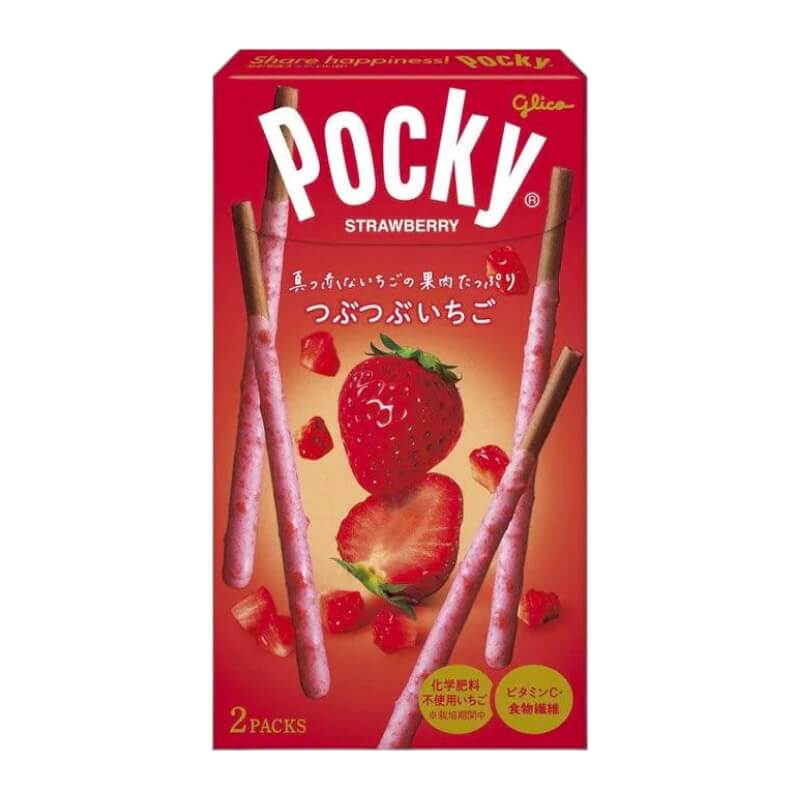 Pocky Tubu Tubu 波奇草莓饼干 2包装 75g