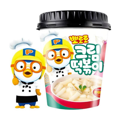 Pororo啵乐乐杯装即食韩式炒年糕奶油味115g