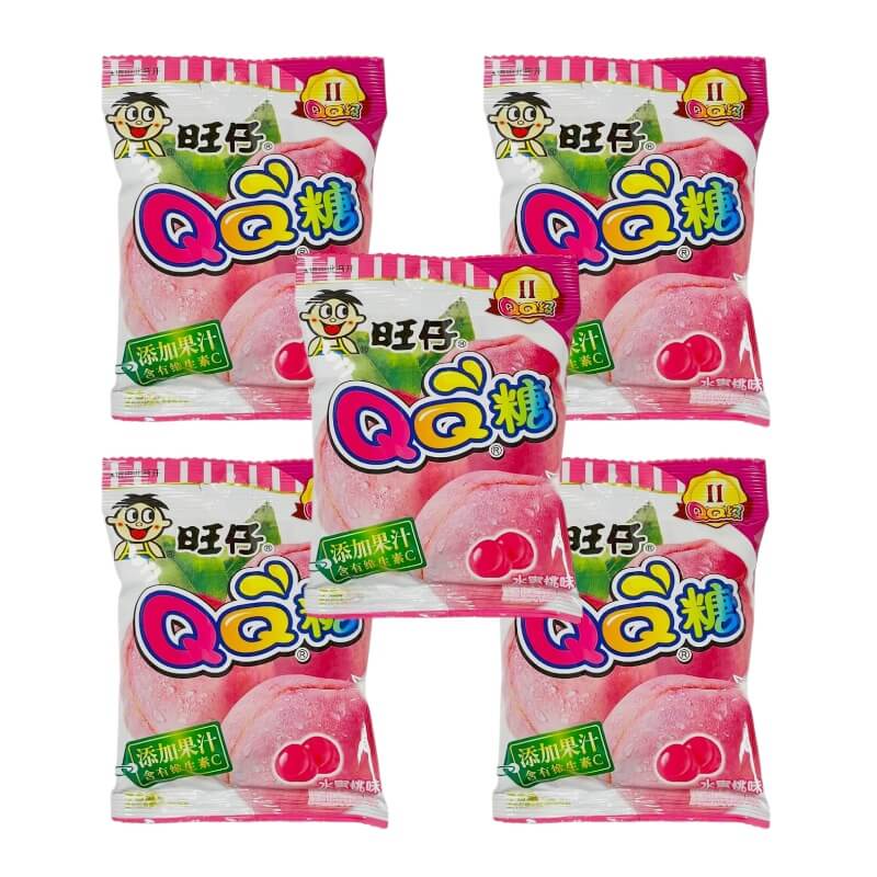 QQ Peach Gummy Candies Multipack