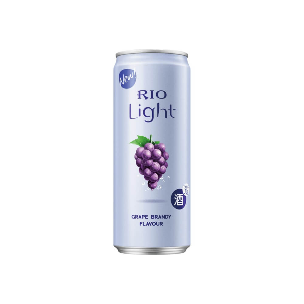 Grape & Brandy Sparkling Cocktail 330ml 3% - Rio