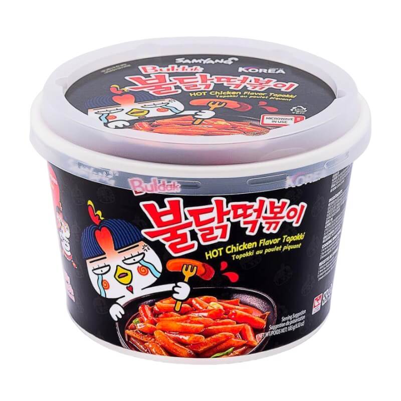 Samyang Hot Chicken Tteokbokki Original, Korean rice cake in buldak sauce