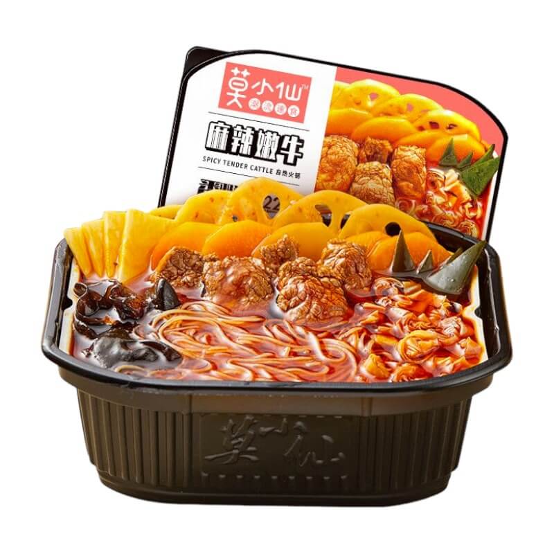 Self-heating Hot Pot Mala Spicy Tender Beef 270g - Mo Xiao Xian