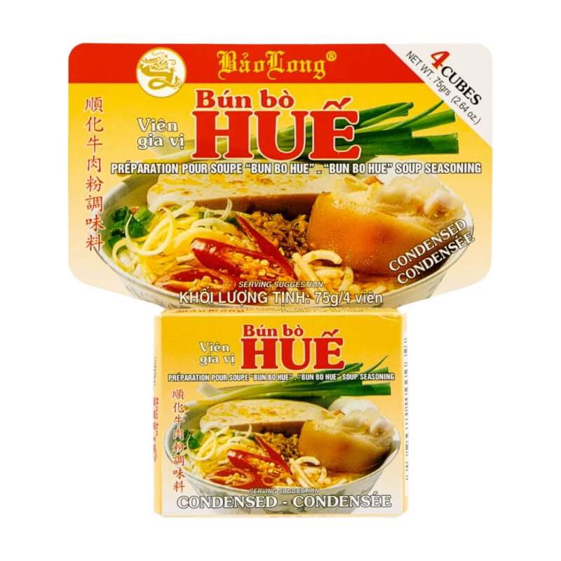 Soup Cubes for Bun Bo Hue Vietnamese Noodle 75g - Bao Long