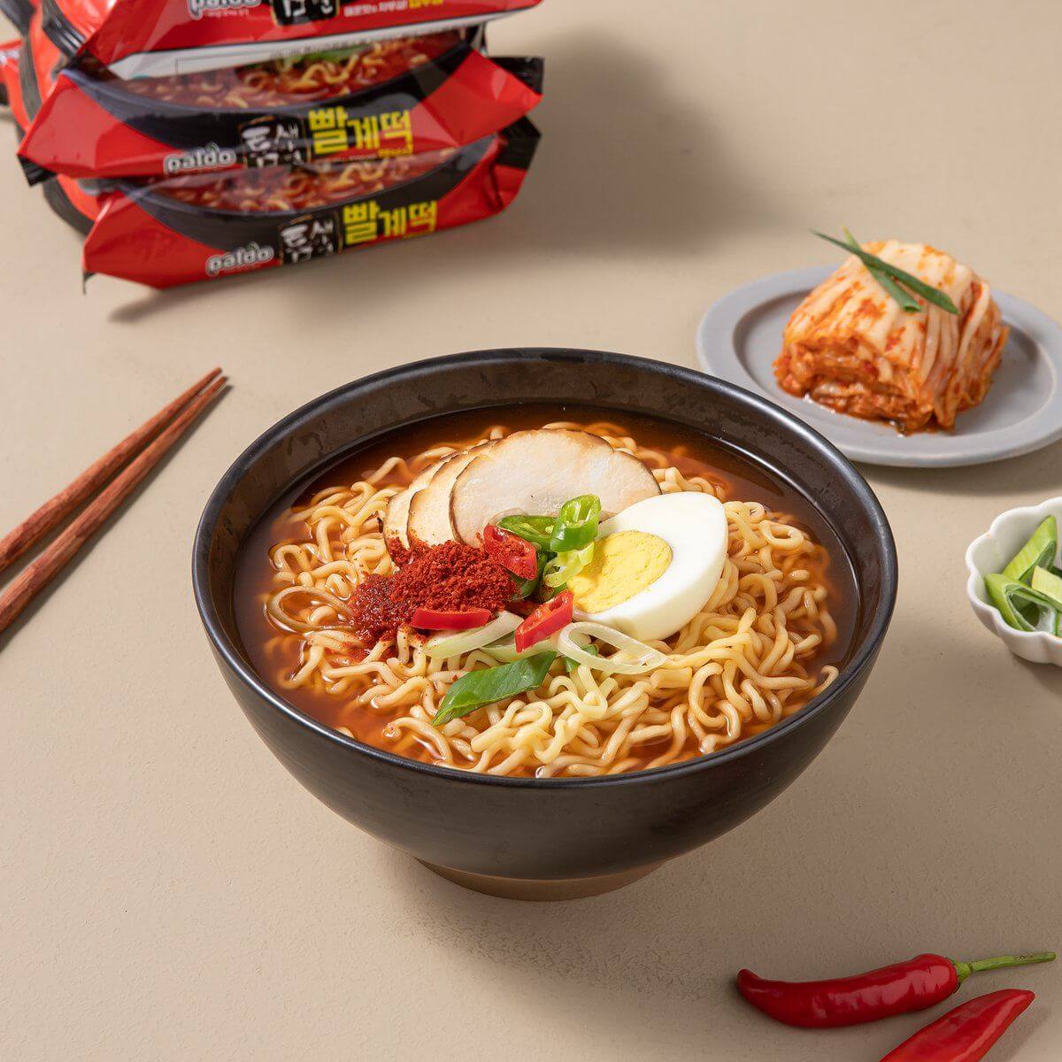 Teumsae Ramyun Noodles Hot & Spicy - Paldo