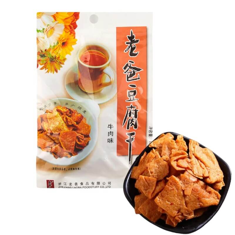 Tofu Jerky Beef Flavour 100g - Laoba