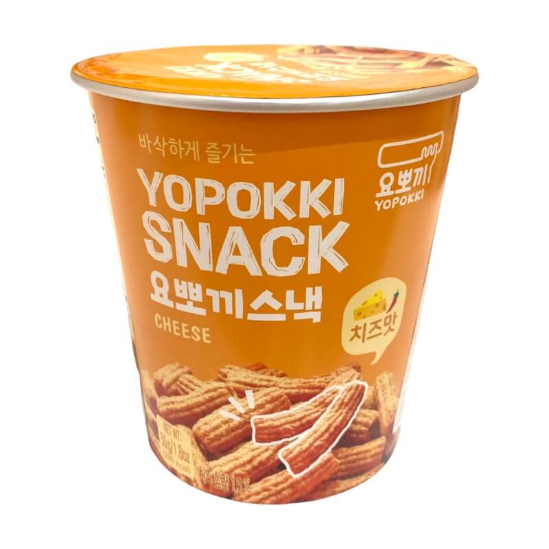 Topokki Snack Cheese Flavour (Rice Cracker) 50g - Yopokki