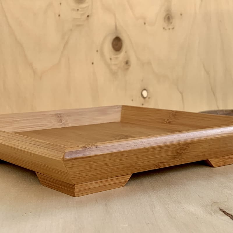 Handmade Square Bamboo Tray For Sushi