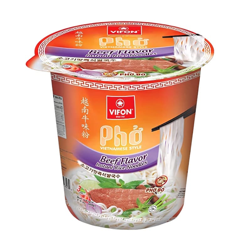 Vietnamese Pho Bo Beef Rice Noodles 60g - Vifon