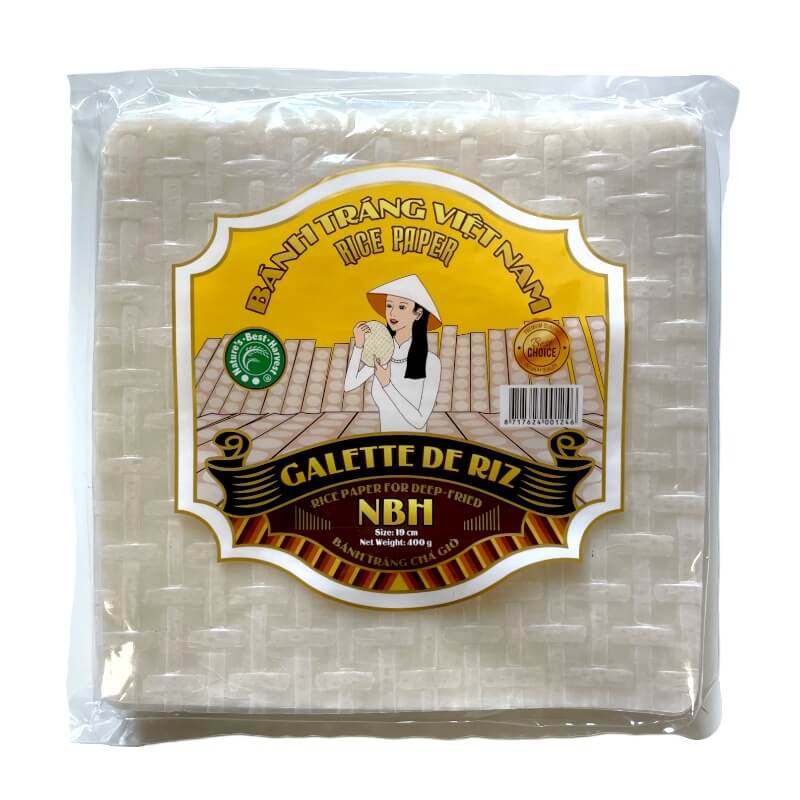 Vietnamese Rice Paper Square 19x19cm 400g - NBH