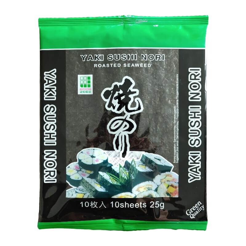 Yaki Nori Seaweed Sheets for Sushi 25g - 10 Pieces