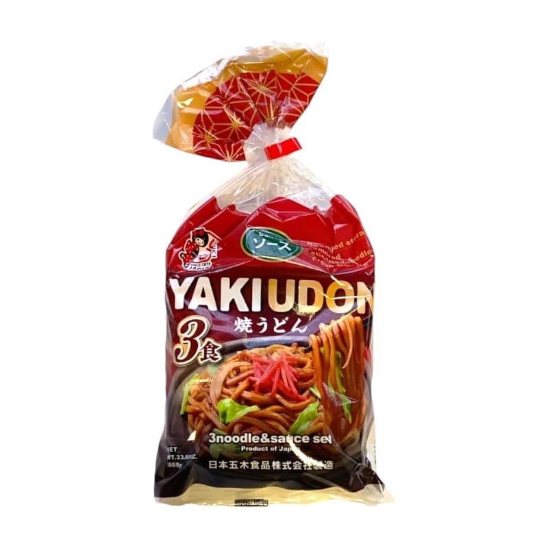 Yaki Udon Noodles in Worcester Sauce 3x223g - Itsuki