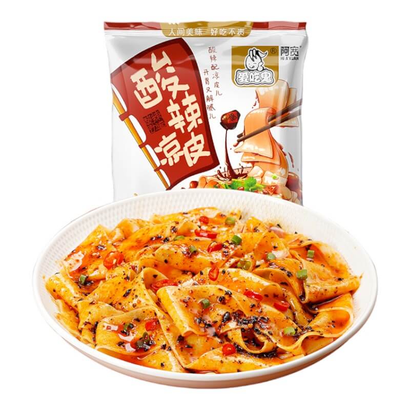 Liangpi Cold Skin Noodles Sour Spicy 110g