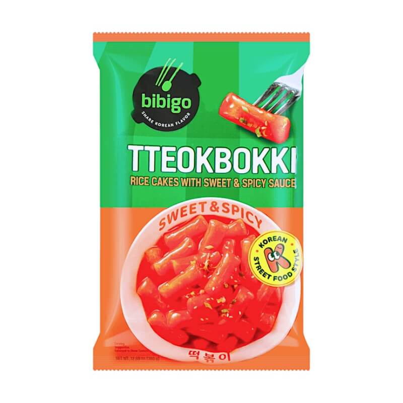 Tteokbokki Rice Cakes Sweet Spicy 2 Portions 360g