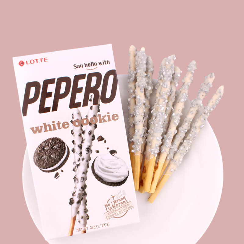 Pepero Bastoncini di Biscotto al Cioccolato Bianco