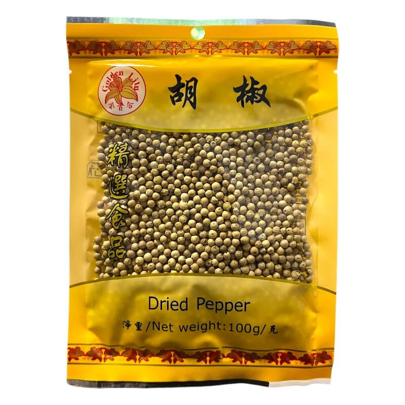 Chinese White Pepper Whole 100g
