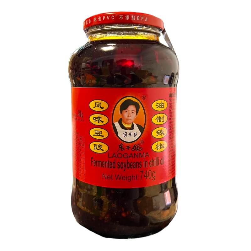 Crispy Chilli Oil with Fermented Douchi Black Beans 740g