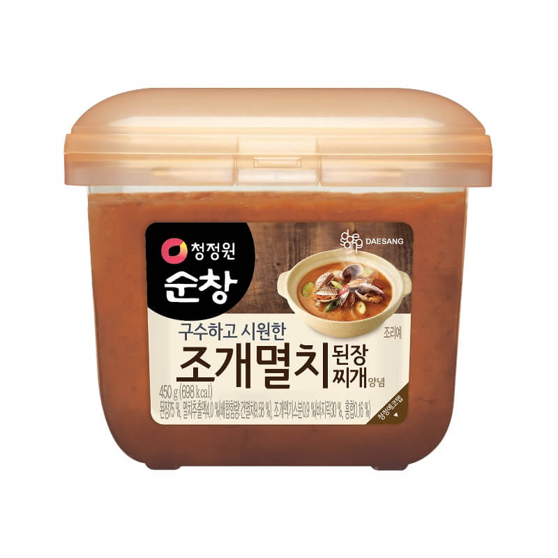 韩国大酱蛤蜊银鱼味450g