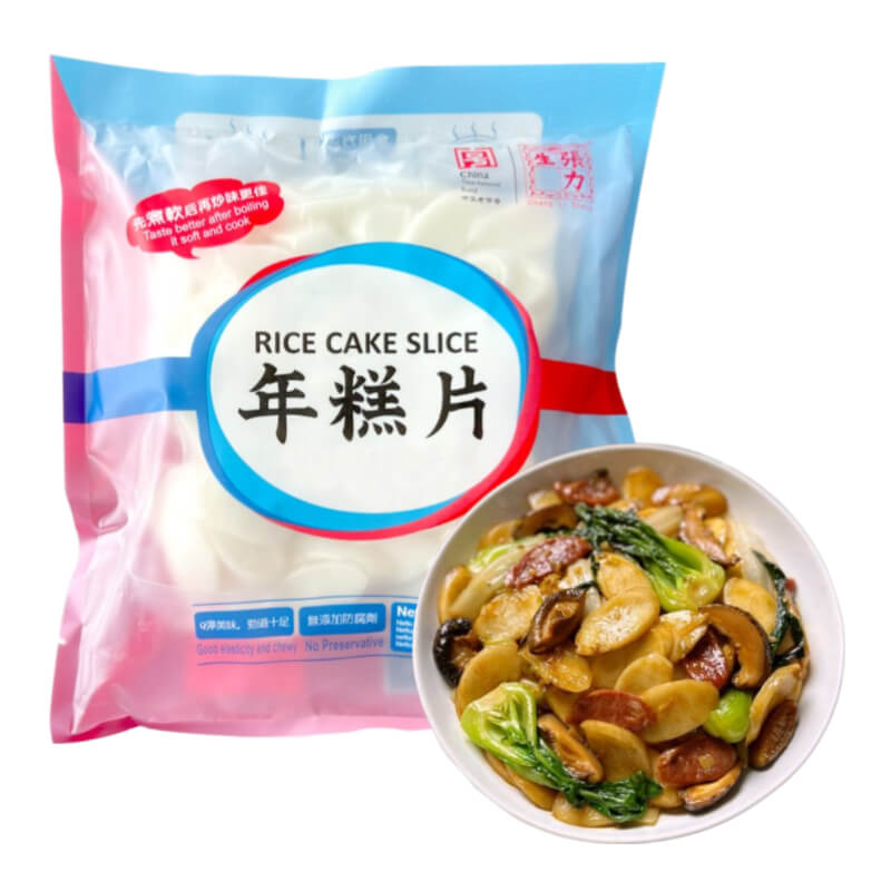 Chinese Fresh Rice Cake Slices 500g