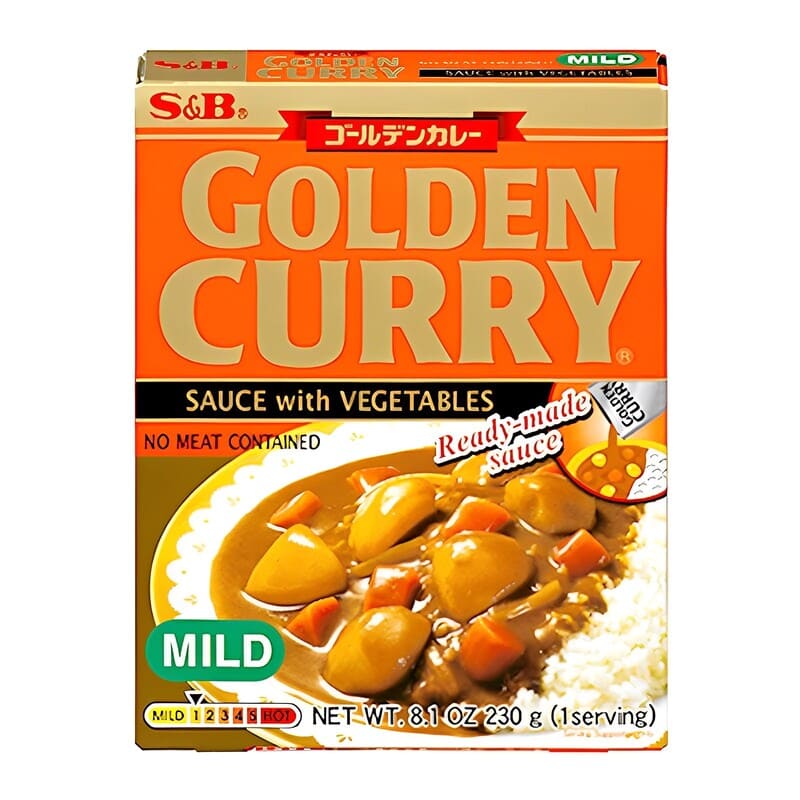 Golden Curry Sauce With Vegetables Mild Spicy 230g