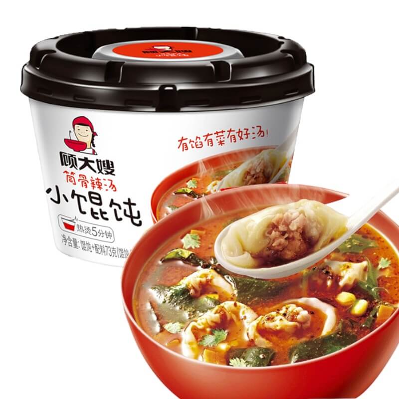 Mini Wonton Bowl Spicy Tonkotsu Soup 73g