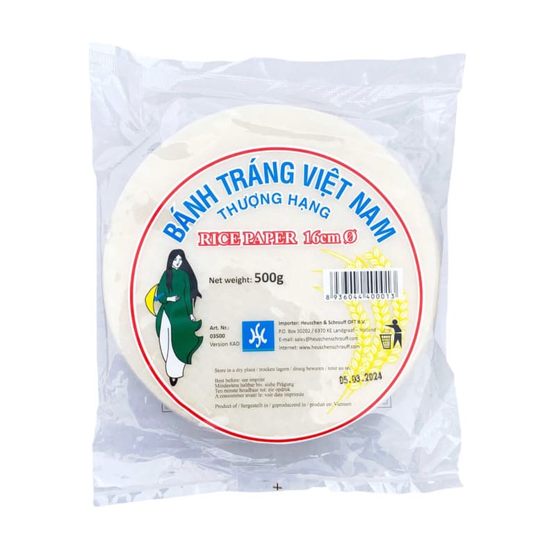 Vietnamese Rice Paper 16cm Banh Trang 500g