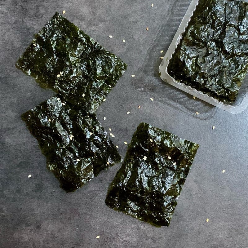 Crispy Roasted Seaweed Snack Wasabi Flavor 5gx3 - Bibigo