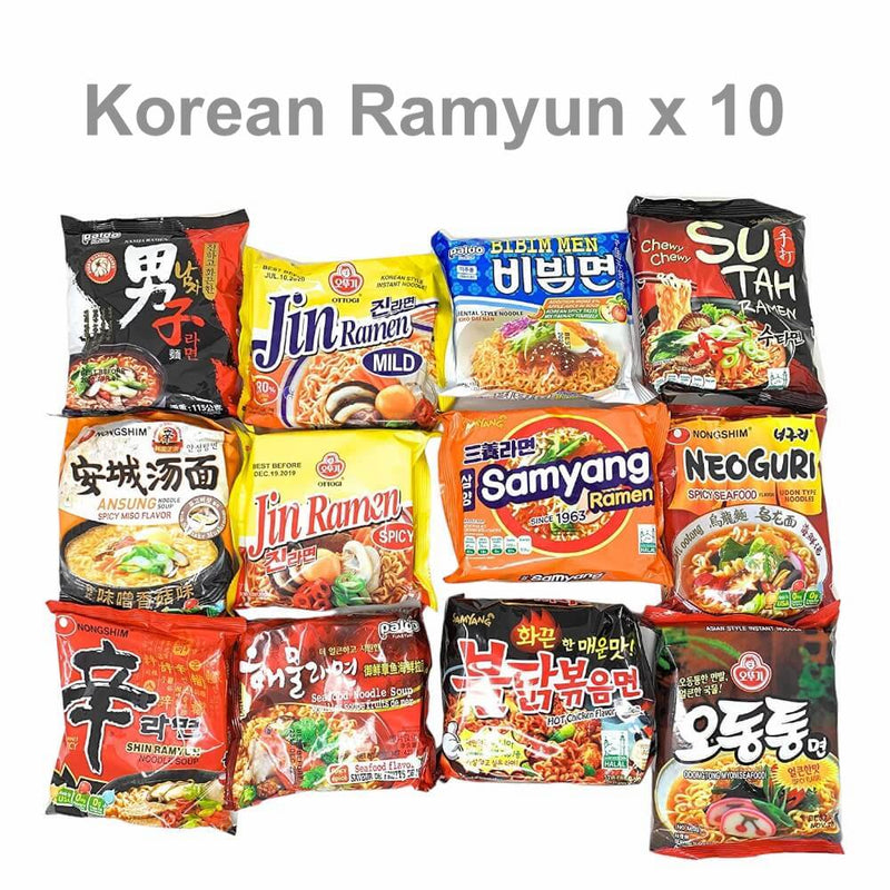 Korean Ramyun Noodle Box 10 pieces