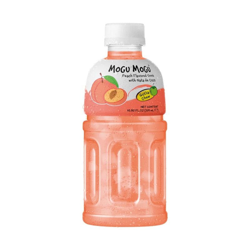 Mogu Mogu Peach Drink with Nata De Coco