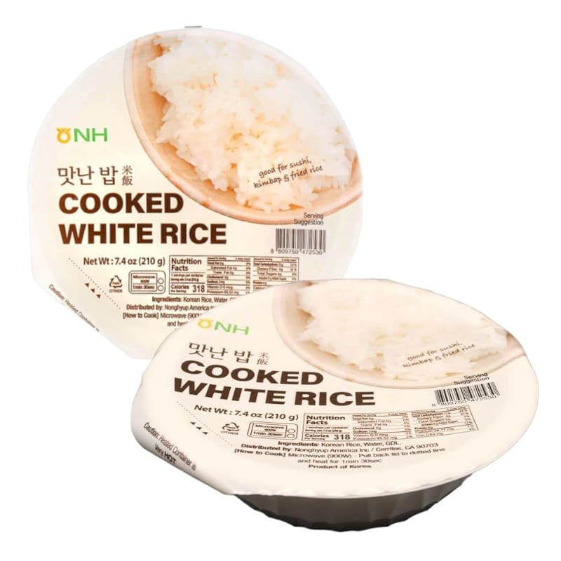 Korean Cooked White Rice 210g