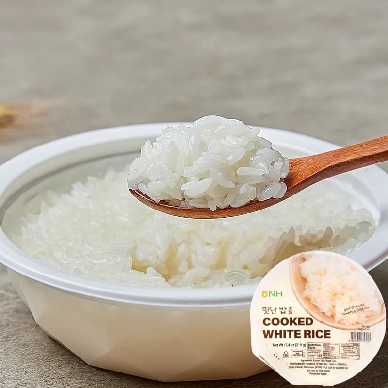Korean Cooked White Rice 210g