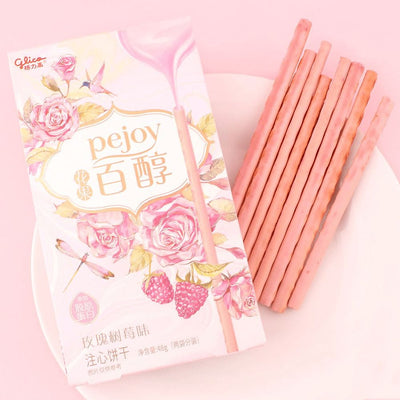 Pocky Biscuits Rose & Raspberry 48g
