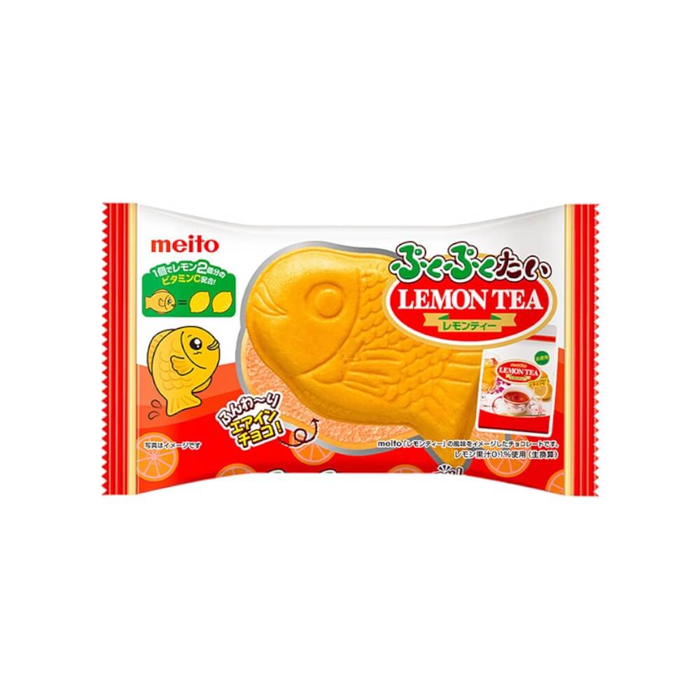 Puku Puku Taiyaki Fish Shape Biscuit Lemon Tea 16.5g